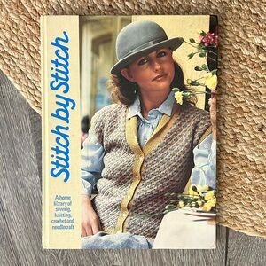 VINTAGE Stitch by Stitch Home Library of sewing, knitting, crochet & needlecraft